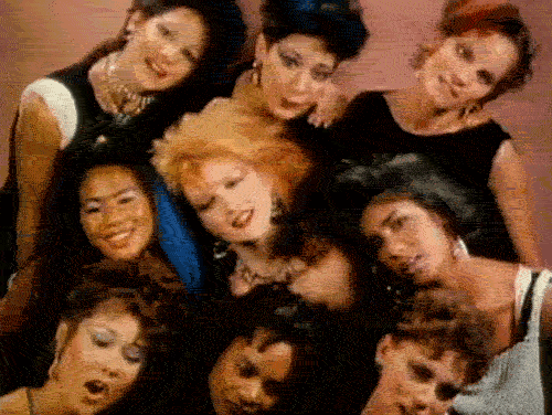 Retro Cyndi Lauper GIF Find Share On GIPHY