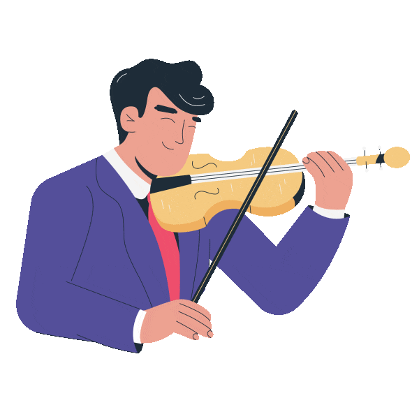 Christmas Violin Sticker by Odd Bleat for iOS & Android GIPHY