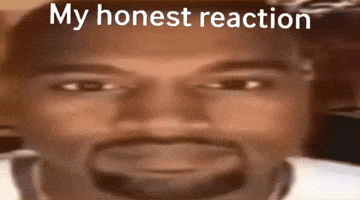 GIF my honest reaction para Instagram