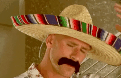 Legend in Mexican style in funny gifs