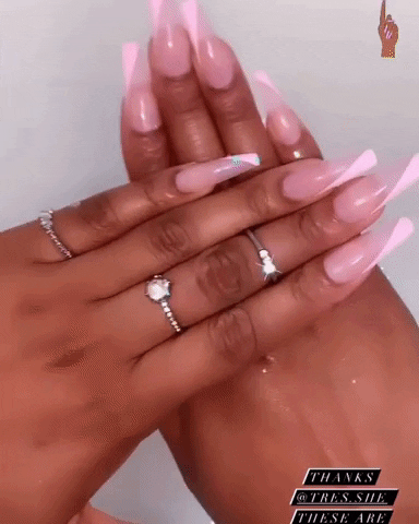 glow up your nails, acrylic nails