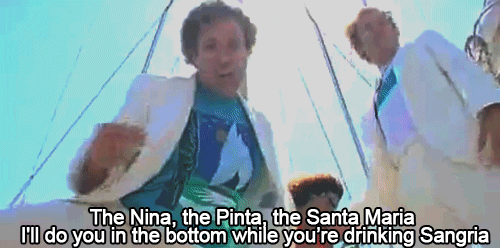 dancing excited drinking nina will ferrell