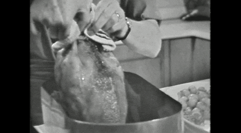 Roast Chicken Cooking GIF by Julia Child - Find & Share on GIPHY