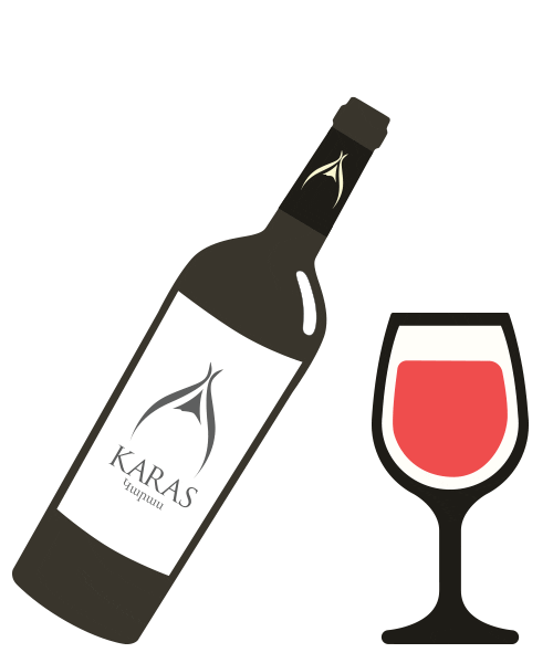 Wine Bottle Sticker by KarasWines for iOS & Android GIPHY
