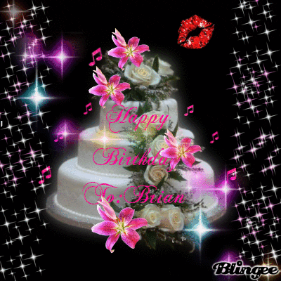 Happy Birthday Happy Birthday Flower Cake Gif