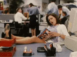 Me pretending to work at office in funny gifs