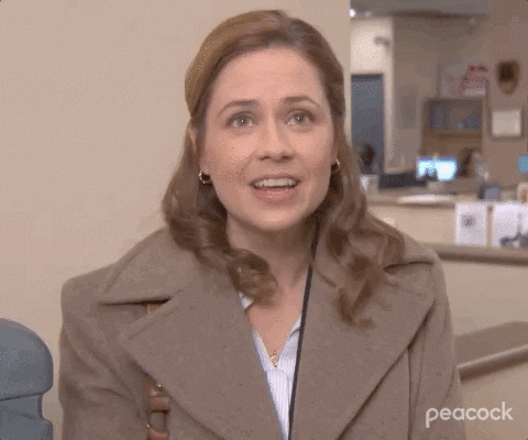 I Cant Jenna Fischer GIF by The Office