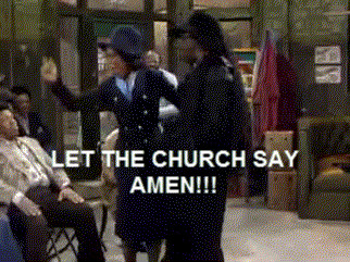 Image result for let the church say amen video gif
