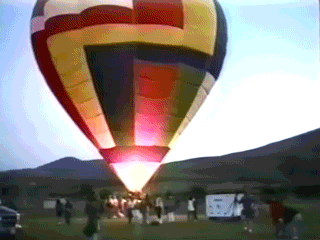 Hot Air  Balloon  90S GIF  Find Share on GIPHY