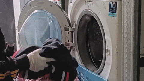 Professional laundry folding and garment care