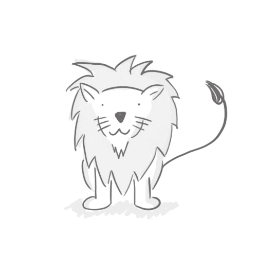 hoppip art cartoons & comics request lion