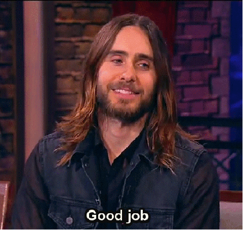 Jared Leto Thumbs Up GIF