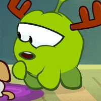 Character letting out a visible sigh of relief