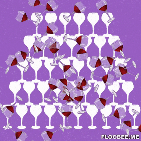 The wine glasses in gifgame gifs