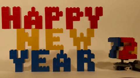 HAPPY NEW YEAR 2017 animated GIF