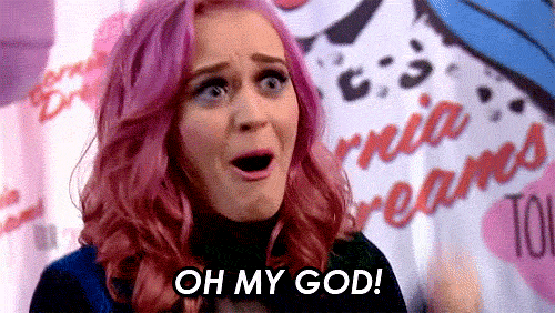 Katy Perry GIF Party reactions excited omg katy perry