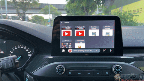 Android Auto 車機不僅能觀看 YouTube ，包括手機影片、網路影片、瀏覽網頁通通都行！（免Root） - 電腦王阿達