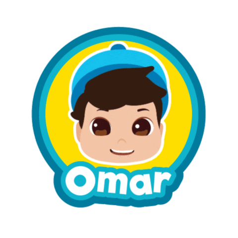 Animation Omar Dan Hana Sticker by Omar & Hana - Islamic Songs for Kids ...