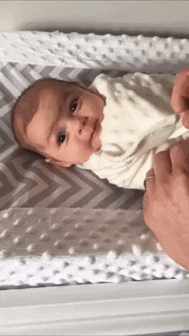 Epic baby stretch in funny gifs