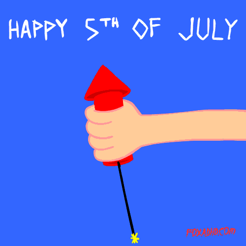July 5th fireworks gif by animation domination high def find share