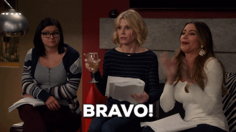 Happy Modern Family GIF by ABC Network - Find & Share on GIPHY