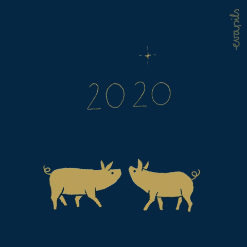 Happy New Year Illustration GIF - Find &amp; Share on GIPHY