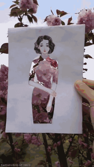 Nature improves art in wow gifs