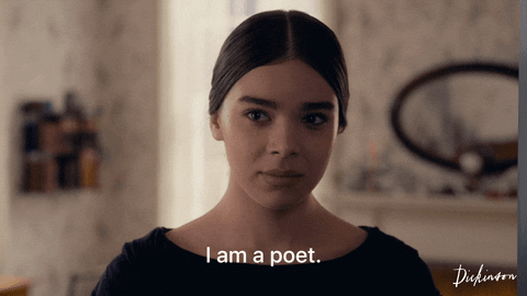 hailee steinfeld poet gif by apple tv - find & share on giphy