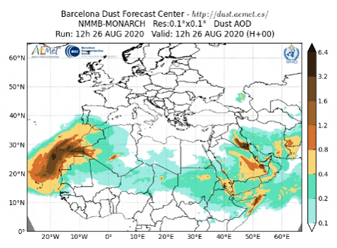 Previsión de calima / Barcelona Dust