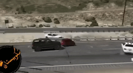 Small cars are handy in funny gifs