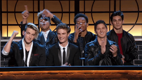 Boy Band Applause GIF by ABC Network