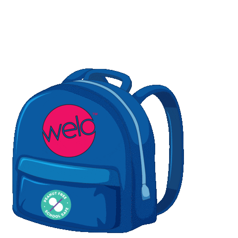 School Backpack Sticker by Welo for iOS & Android | GIPHY