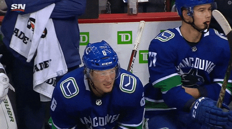 Happy Vancouver Canucks GIF by NHL - Find & Share on GIPHY