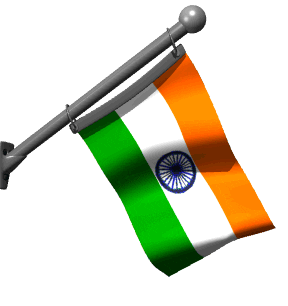 Resultado de imagen de gif bandera india