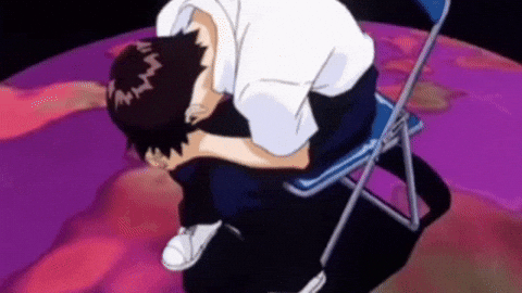 Shinji in a Chair