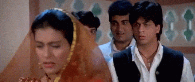 Image result for dilwale dulhania le jayenge gifs