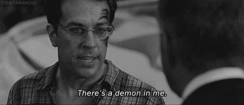 Image result for there is a demon in me gif