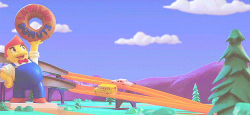 beach buggy race game fountain jumping animated gif