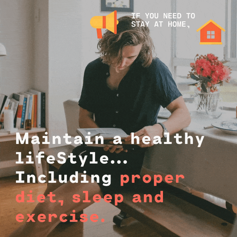 Maintain a healthy lifestyle