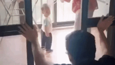 Daddy is home gif