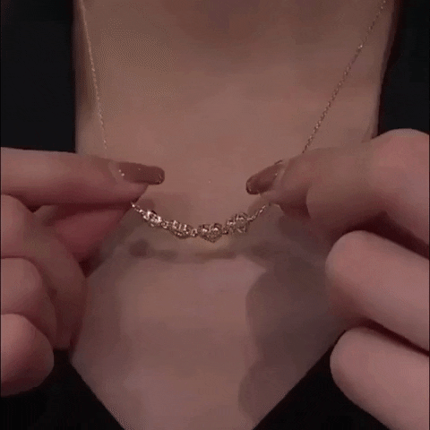 Glitterr™ Magnetic Four Heart Necklace – Glitterr Co