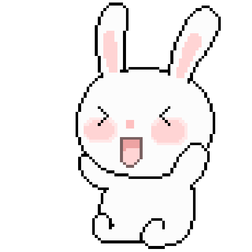 Image result for Transparent Kawaii Pixel Gifs Bunny