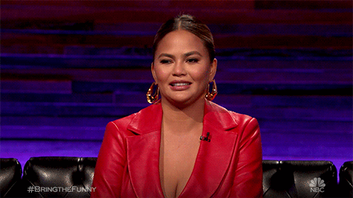 Awkward Chrissy Teigen GIF by NBC - Find & Share on GIPHY