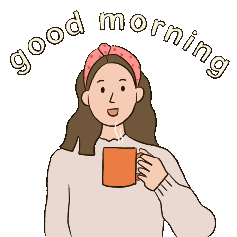 Good Morning Cheers Sticker by HelloAdamsFamily for iOS & Android | GIPHY