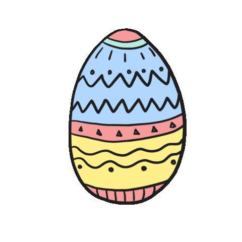 Easter Egg Sticker By LittlefieldGIF for iOS & Android | GIPHY