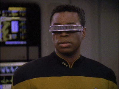 GIF of Geordi La Forge fromStarTrek with the caption that shit sounds like it's your problem.
