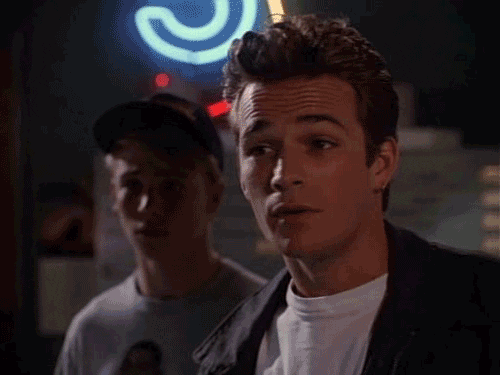 Moody Luke Perry GIF - Find & Share on GIPHY