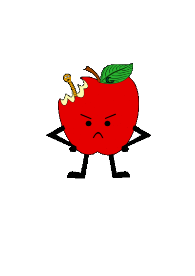 anime dancing apple gif