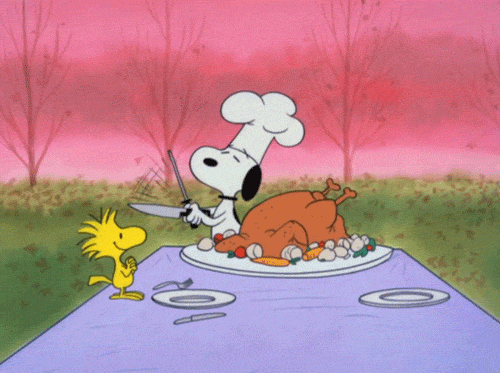 Image result for charlie brown thanksgiving gif
