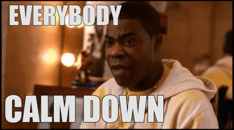 calm down tracy morgan gif - find & share on giphy